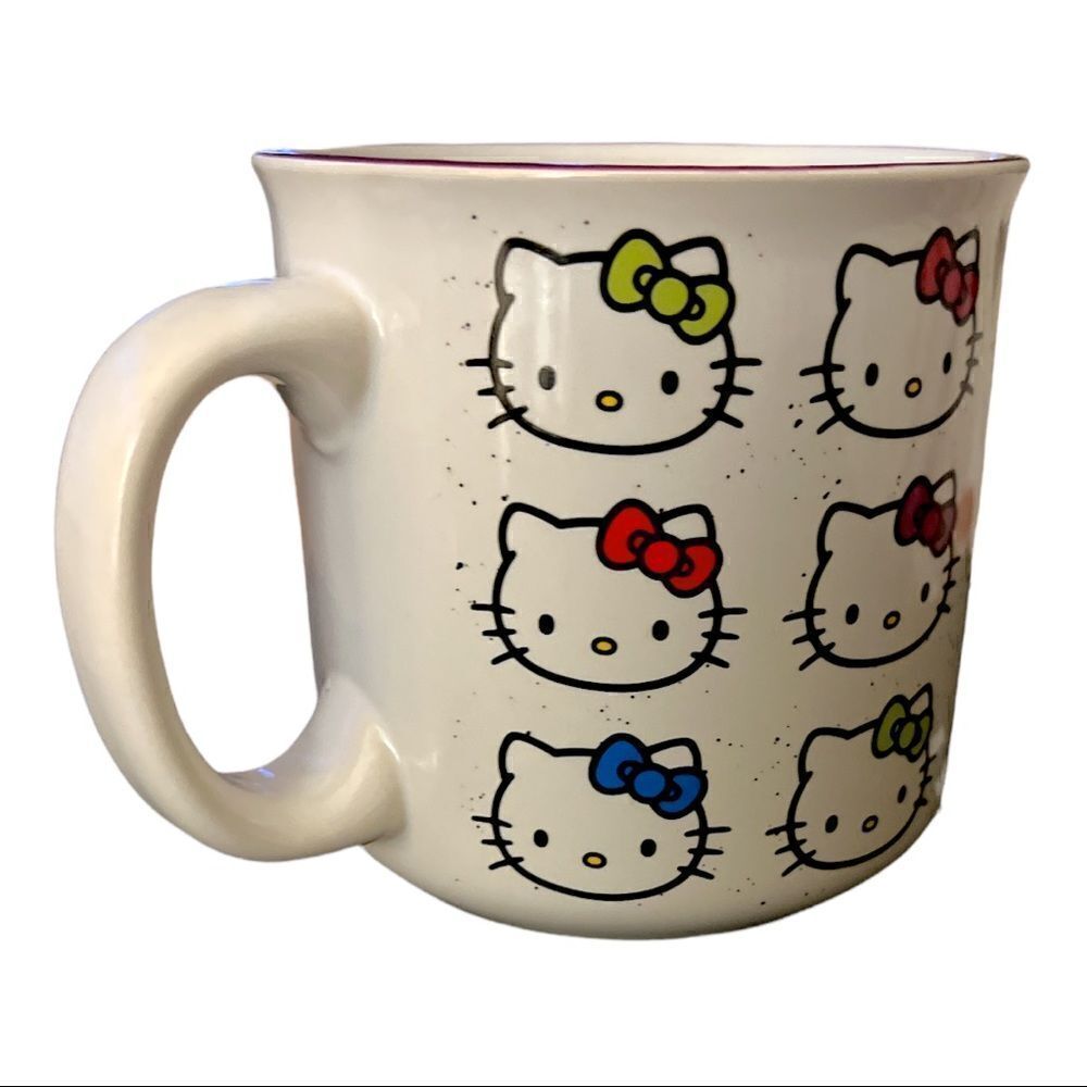 Sanrio Hello Kitty All-Over Print 20oz Ceramic Camper Mug - Picture 4 of 5
